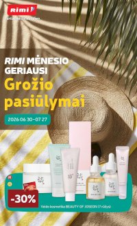 RIMI - GROŽIO prekių katalogas (2026 06 30 - 2026 07 27) - Leidinio nuotrauka