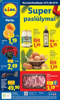 LIDL - Maisto prekių pasiūlymai (2025 12 11 - 2025 12 14) - Leidinio nuotrauka