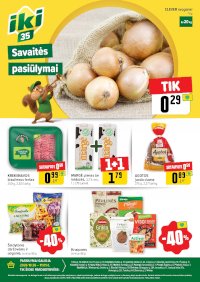 Specialūs pasiūlymai IKI parduotuvės klientams (2026-10-26 - 2026-11-01) - Leidinio nuotrauka