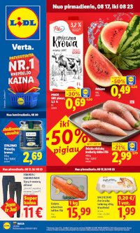 MAISTO PREKIŲ PASIŪLYMAI (2026-08-17 - 2026-08-23) - Leidinio nuotrauka