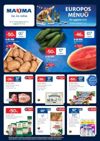 MAXIMA - Kaininis leidinys Nr.34 (2025 08 19 - 2025 08 25) - Leidinio nuotrauka