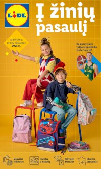 LIDL - Mokyklinių prekių katalogas (2025 07 21 -) - Leidinio nuotrauka