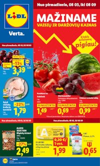 MAISTO PREKIŲ PASIŪLYMAI (2026-08-03 - 2026-08-09) - Leidinio nuotrauka