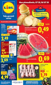 LIDL - Maisto prekių pasiūlymai (2025 07 28 - 2025 08 03) - Leidinio nuotrauka