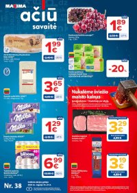 MAXIMA - Kaininis leidinys Nr.38 (2026 09 15 - 2026 09 21) - Leidinio nuotrauka