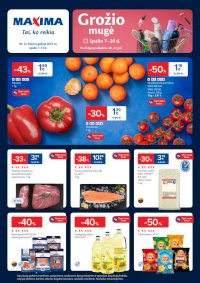 MAXIMA - Kaininis leidinys Nr.41 (2025 10 07 - 2025 10 13) - Leidinio nuotrauka