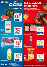 MAXIMA - Kaininis leidinys Nr.34 (2026 08 18 - 2026 08 24) - Leidinio nuotrauka