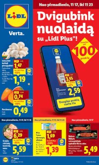 LIDL - Maisto prekių pasiūlymai (2025 11 17 - 2025 11 23) - Leidinio nuotrauka