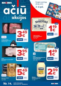 MAXIMA - Kaininis leidinys Nr.14 (2026 03 31 - 2026 04 06) - Leidinio nuotrauka