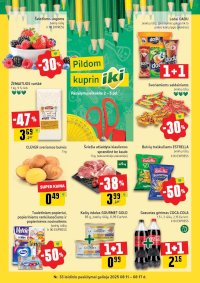 IKI SAVAITĖLĖ akcijų ir nuolaidų leidinys Nr.33 (2025 08 11 - 2025 08 17) - Leidinio nuotrauka