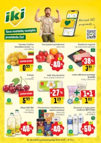 IKI SAVAITĖLĖ akcijų ir nuolaidų leidinys Nr.28 (2025 07 07 - 2025 07 13) - Leidinio nuotrauka
