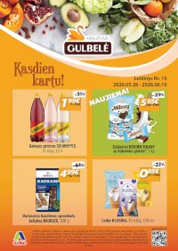 Gulbelės leidinys Nr. 10 (2026-05-28 - 2026-06-10) - Leidinio nuotrauka