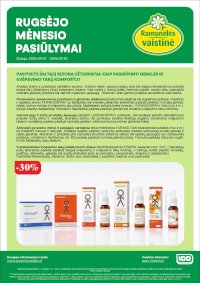 RAMUNĖLĖS VAISTINĖ (2026 09 01 - 2026 09 30) - Leidinio nuotrauka