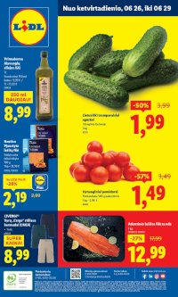 LIDL - Maisto prekių pasiūlymai (2025 06 26 - 2025 06 29) - Leidinio nuotrauka