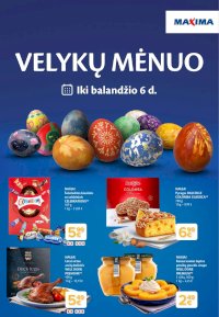 MAXIMA - Velykų mėnuo (2026 03 10 - 2026 04 06) - Leidinio nuotrauka