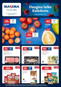 MAXIMA - Kaininis leidinys Nr.47 (2025 11 18 - 2025 11 24) - Leidinio nuotrauka