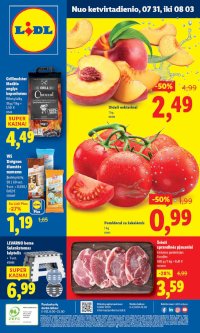 LIDL - Maisto prekių pasiūlymai (2025 07 31 - 2025 08 03) - Leidinio nuotrauka