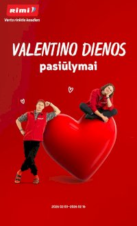 RIMI - VALENTINO dienai (2026 02 03 - 2026 02 16) - Leidinio nuotrauka
