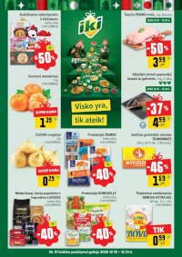 IKI SAVAITĖLĖ akcijų ir nuolaidų leidinys Nr.51 (2025 12 15 - 2025 12 21) - Leidinio nuotrauka