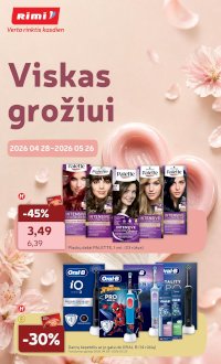 RIMI - GROŽIO prekių katalogas Nr. 05 (2026 04 28 - 2026 05 26) - Leidinio nuotrauka