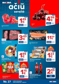 MAXIMA - Kaininis leidinys Nr.27 (2026 06 30 - 2026 07 06) - Leidinio nuotrauka
