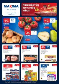 MAXIMA - Kaininis leidinys Nr.38 (2025 09 16 - 2025 09 22) - Leidinio nuotrauka