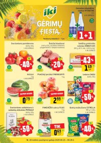 IKI SAVAITĖLĖ akcijų ir nuolaidų leidinys Nr.26 (2025 06 23 - 2025 06 29) - Leidinio nuotrauka