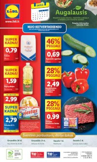 LIDL - Maisto prekių pasiūlymai (2025 01 02 - 2025 01 05) - Leidinio nuotrauka