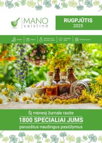MANO VAISTINĖ (2025 08 01 - 2025 08 31) - Leidinio nuotrauka