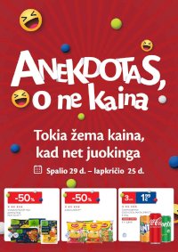 MAXIMA - Anekdotas, o ne kaina (2024 10 29 - 2024 11 25) - Leidinio nuotrauka