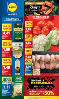 LIDL - Maisto prekių pasiūlymai (2024 11 18 - 2024 11 24) - Leidinio nuotrauka