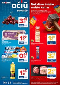 MAXIMA - Kaininis leidinys Nr.31 (2026 07 28 - 2026 08 03) - Leidinio nuotrauka