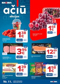 MAXIMA - Kaininis leidinys Nr.11 (2026 03 10 - 2026 03 16) - Leidinio nuotrauka