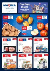 MAXIMA - Kaininis leidinys Nr.43 (2025 10 21 - 2025 10 27) - Leidinio nuotrauka