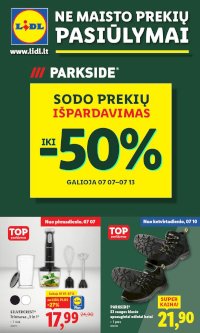 LIDL - Ne maisto prekių pasiūlymai (2025 07 07 - 2025 07 13) - Leidinio nuotrauka