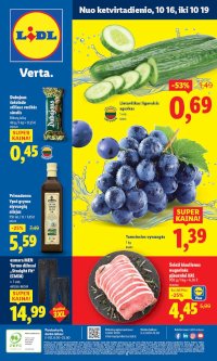 LIDL - Maisto prekių pasiūlymai (2025 10 16 - 2025 10 19) - Leidinio nuotrauka