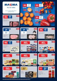 MAXIMA - Kaininis leidinys Nr.51-52 (2025 12 16 - 2025 12 28) - Leidinio nuotrauka