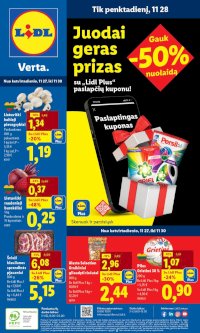LIDL - Maisto prekių pasiūlymai (2025 11 27 - 2025 11 30) - Leidinio nuotrauka
