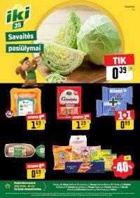 Specialūs pasiūlymai IKI parduotuvės klientams (2026-10-05 - 2026-10-11) - Leidinio nuotrauka