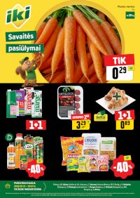 Specialūs pasiūlymai IKI parduotuvės klientams (2026-09-21 - 2026-09-27) - Leidinio nuotrauka