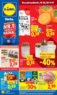 MAISTO PREKIŲ PASIŪLYMAI (2026-10-26 - 2026-11-01) - Leidinio nuotrauka