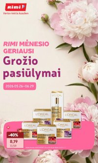RIMI - GROŽIO prekių katalogas (2026 05 26 - 2026 06 29) - Leidinio nuotrauka