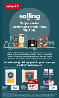 RIMI - SALLING prekių katalogas (2025 10 28 - 2025 11 17) - Leidinio nuotrauka