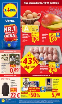 MAISTO PREKIŲ PASIŪLYMAI (2026-10-19 - 2026-10-25) - Leidinio nuotrauka