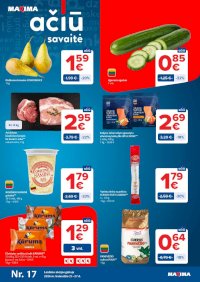 MAXIMA - Kaininis leidinys Nr.17 (2026 04 21 - 2026 04 27) - Leidinio nuotrauka