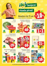 IKI SAVAITĖLĖ akcijų ir nuolaidų leidinys Nr.29 (2025 07 14 - 2025 07 20) - Leidinio nuotrauka