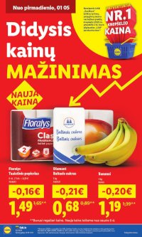 LIDL - Didysis kainų mažinimas - Leidinio nuotrauka