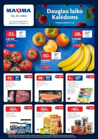MAXIMA - Kaininis leidinys Nr.48 (2025 11 25 - 2025 12 01) - Leidinio nuotrauka