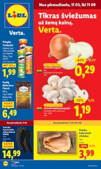 LIDL - Maisto prekių pasiūlymai (2025 11 03 - 2025 11 09) - Leidinio nuotrauka