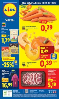 LIDL - Maisto prekių pasiūlymai (2025 10 23 - 2025 10 26) - Leidinio nuotrauka